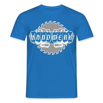 Unisex T-Shirt "Handwerk-SB" Royalblau Männer T-Shirt