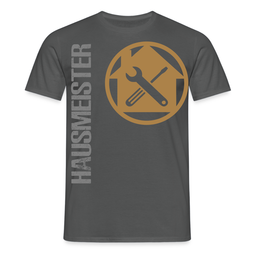 Unisex T-Shirt "Hausmeister" Anthrazit Männer T-Shirt