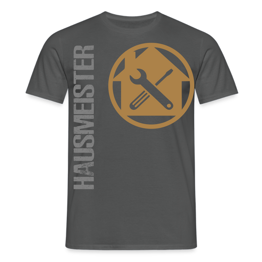 Unisex T-Shirt "Hausmeister" Anthrazit Männer T-Shirt