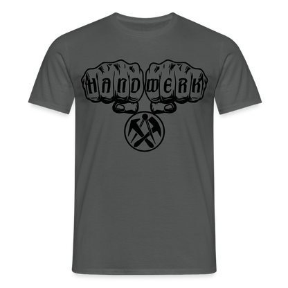 Unisex T-Shirt "Dachdecker" Anthrazit Männer T-Shirt