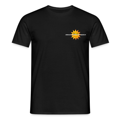 Unisex T-Shirt "Radio-Sunshine-Musik" (beidseitig bedruckt) Männer T-Shirt