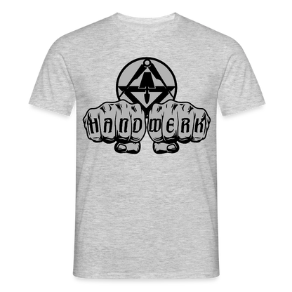 Unisex T-Shirt "Stuckateur" Grau meliert Männer T-Shirt