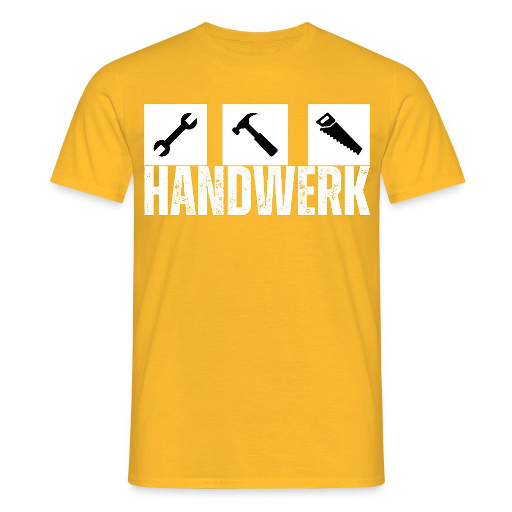 Unisex T-Shirt "Werkzeug" Gelb Männer T-Shirt