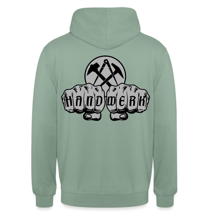 Unisex Hoodie "Dachdecker" beidseitig bedruckt Unisex Hoodie