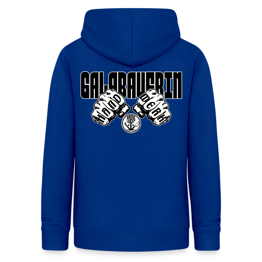 Frauen Hoodie "GaLaBauerin" (beidseitig beruckt) Royalblau Frauen Hoodie