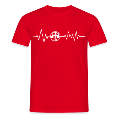 Unisex T-Shirt "Strassenbauer" Rot Männer T-Shirt