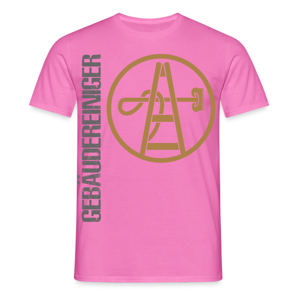 Unisex T-Shirt "Gebäudereiniger" Pink Männer T-Shirt