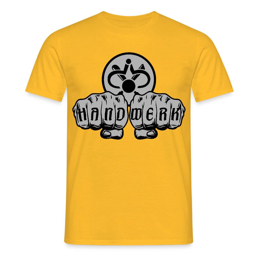 Unisex T-Shirt "Drechsler" Gelb Männer T-Shirt