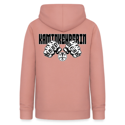 Frauen Hoodie "Kaminkehrerin" (beidseitig beruckt) Altrosa Frauen Hoodie