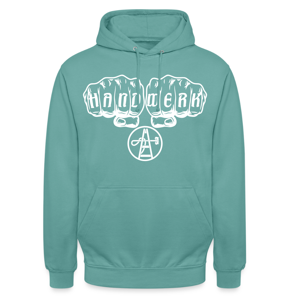 Unisex Hoodie "Gebäudereiniger" - Pastelltürkis