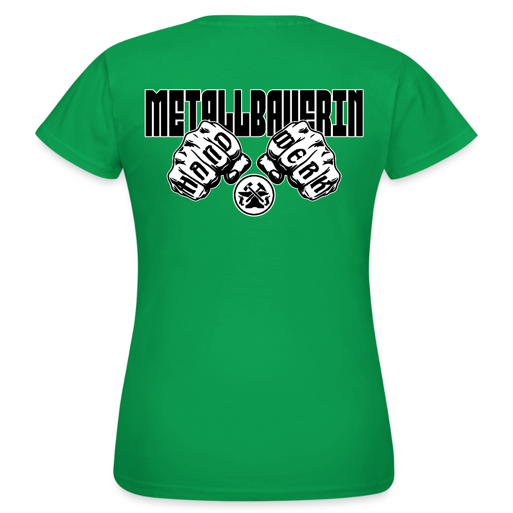 Frauen T-Shirt "Metallbauerin" (beidseitig bedruckt) Kelly Green Frauen T-Shirt