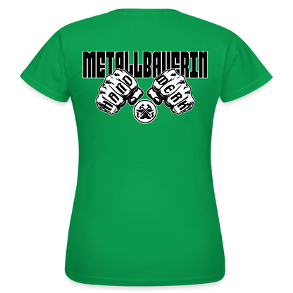 Frauen T-Shirt "Metallbauerin" (beidseitig bedruckt) Kelly Green Frauen T-Shirt