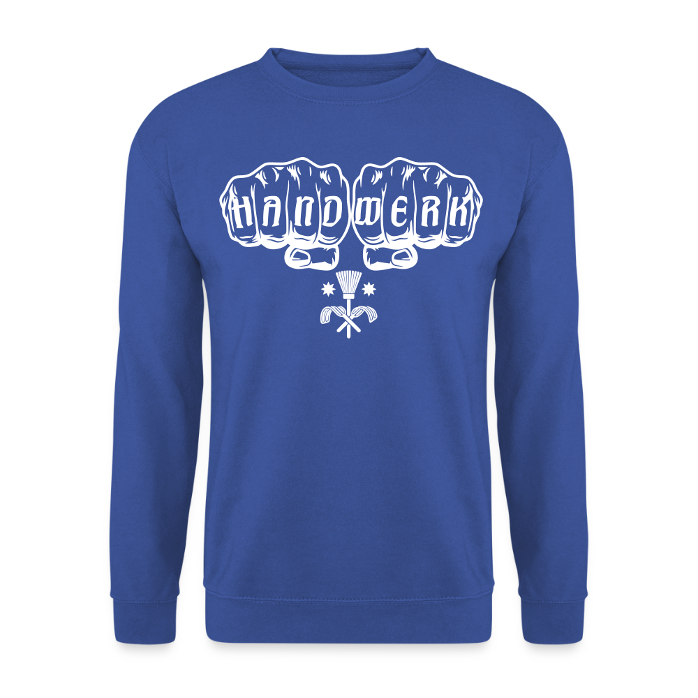 Unisex Pullover "Schornsteinfeger" Royalblau Unisex Pullover