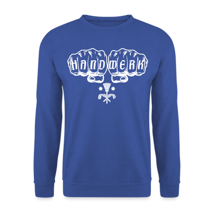 Unisex Pullover "Schornsteinfeger" Royalblau Unisex Pullover