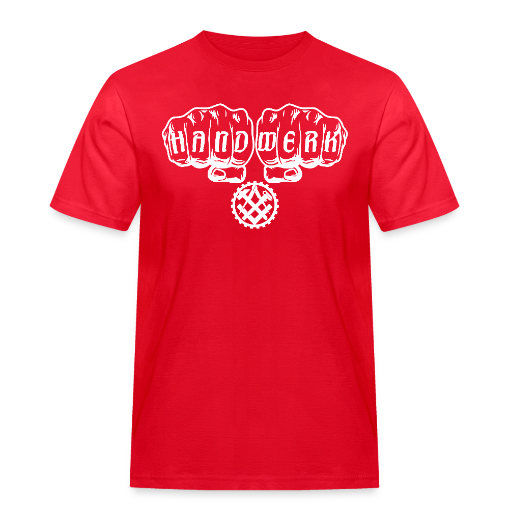 Männer Workwear T-Shirt "Mechaniker" Rot Männer Workwear T-Shirt