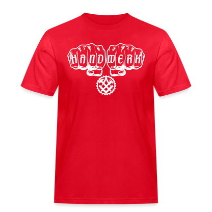 Männer Workwear T-Shirt "Mechaniker" Rot Männer Workwear T-Shirt