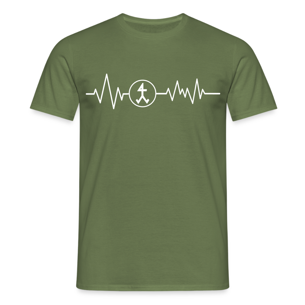 Unisex T-Shirt "Steinmetz" Militärgrün Männer T-Shirt