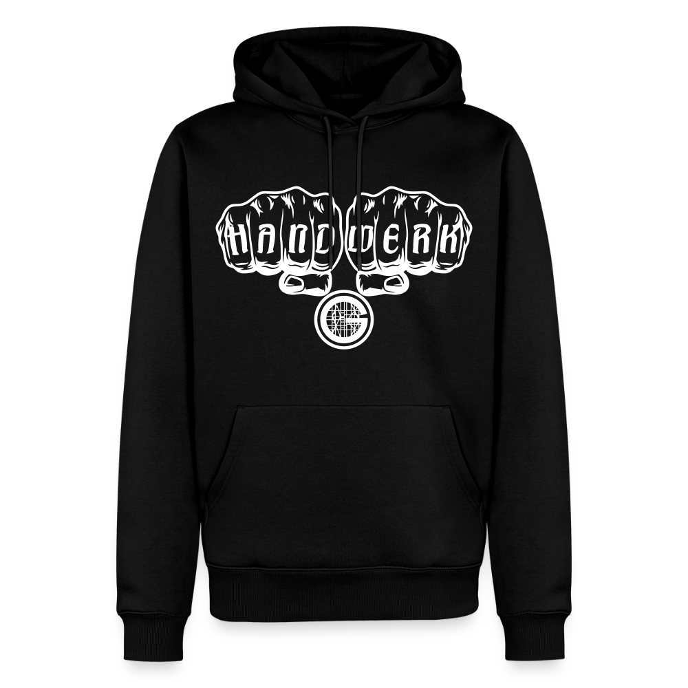Männer Premium Hoodie "Gerüstbauer" - Schwarz