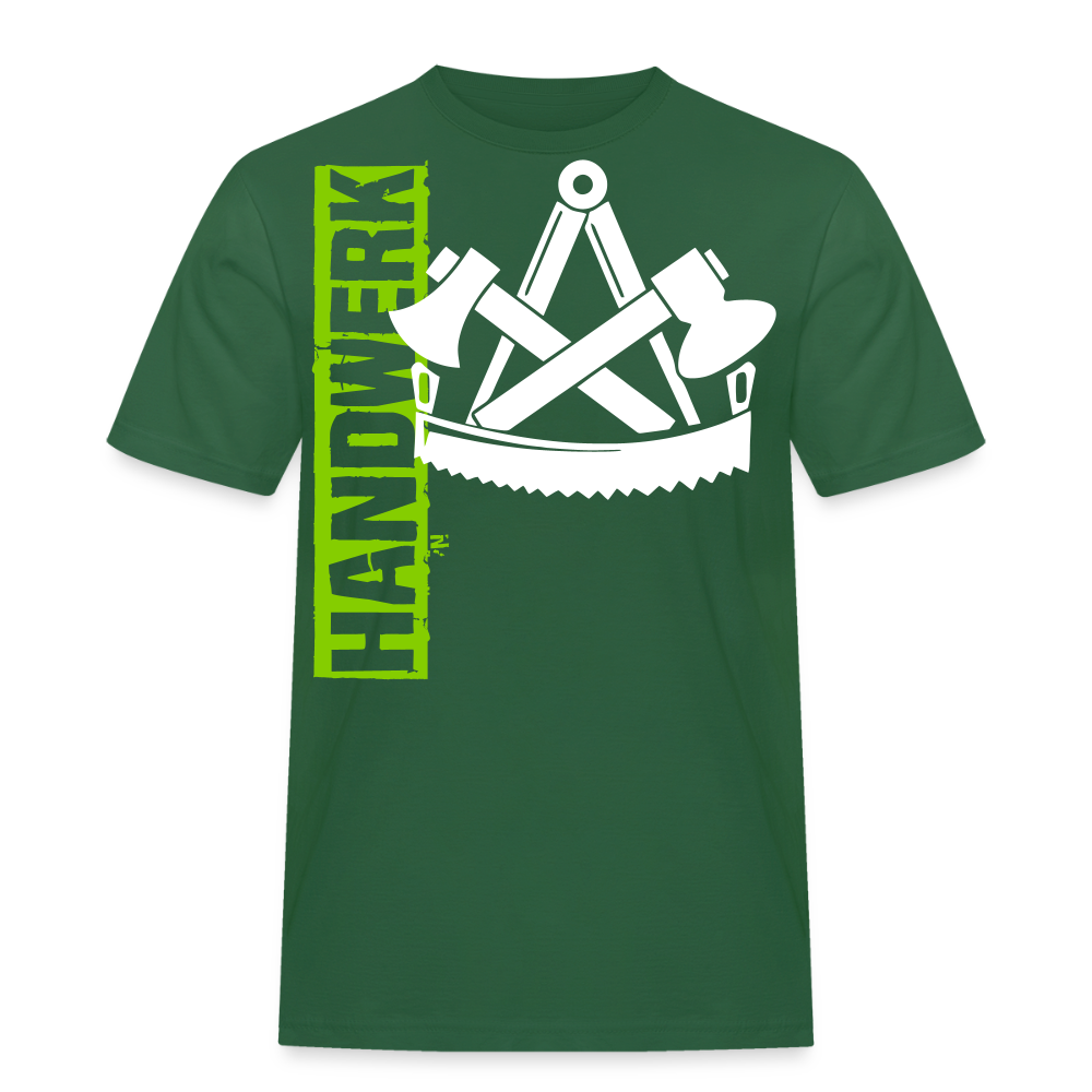 Unisex Workwear T-Shirt "Zimmermann" Flaschengrün Männer Workwear T-Shirt