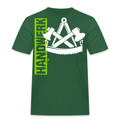 Unisex Workwear T-Shirt "Zimmermann" Flaschengrün Männer Workwear T-Shirt