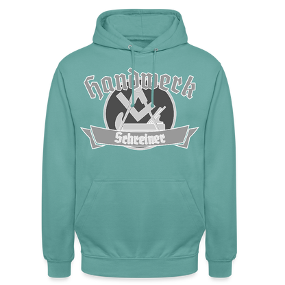 Unisex Hoodie "Schreiner" Pastelltürkis Unisex Hoodie