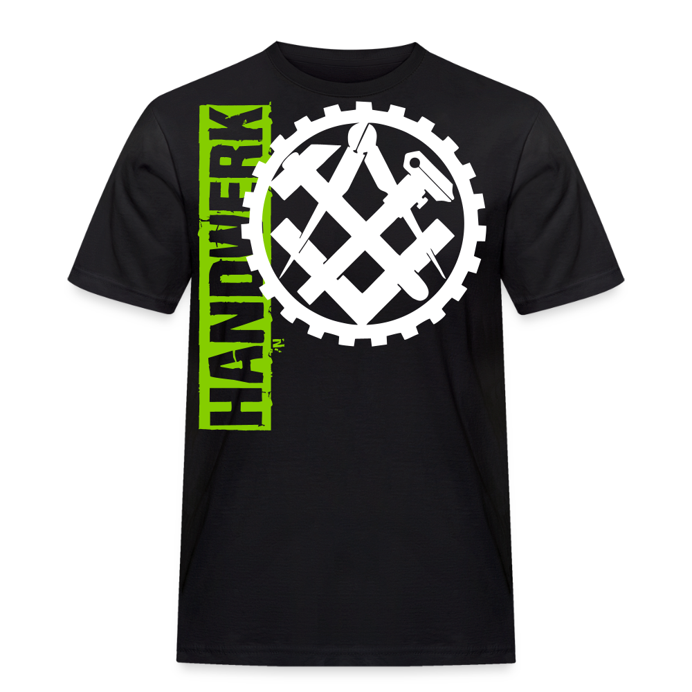 Unisex Workwear T-Shirt "Mechaniker" Schwarz Männer Workwear T-Shirt