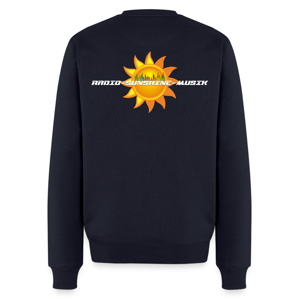 Unisex Premium Pullover "Radio-Sunshine-Musik" (beidseitig bedruckt) Navy Männer Premium Pullover