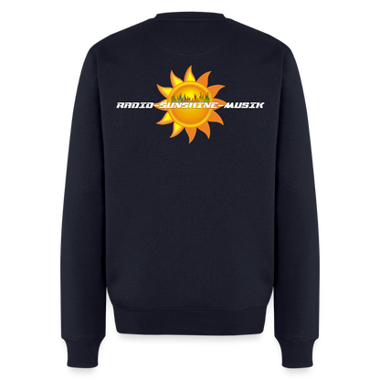 Unisex Premium Pullover "Radio-Sunshine-Musik" (beidseitig bedruckt) Navy Männer Premium Pullover