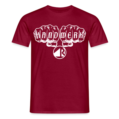 Unisex T-Shirt "Raumausstatter" Ziegelrot Männer T-Shirt