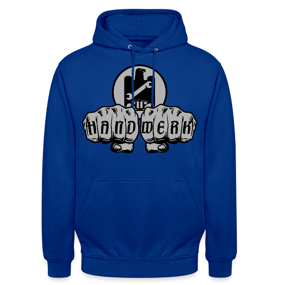Unisex Hoodie "KFZ-Mechaniker" Royalblau Unisex Hoodie