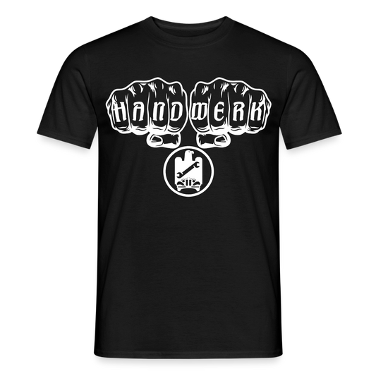 Unisex KFZ-Mechaniker T-Shirt von Spreadconnect, Männer T-Shirt mit Handwerksdesign auf weißem Stoff, casual und bequem.