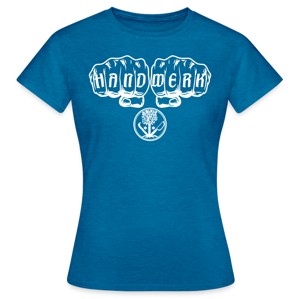 Frauen T-Shirt "GaLaBauer" Antikblaues Saphir meliert Frauen T-Shirt