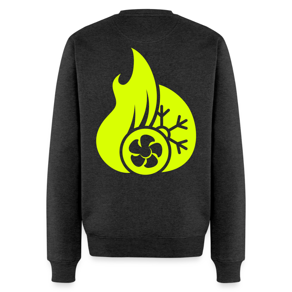 Unisex Premium Pullover "Klimatechniker" neongelb Männer Premium Pullover