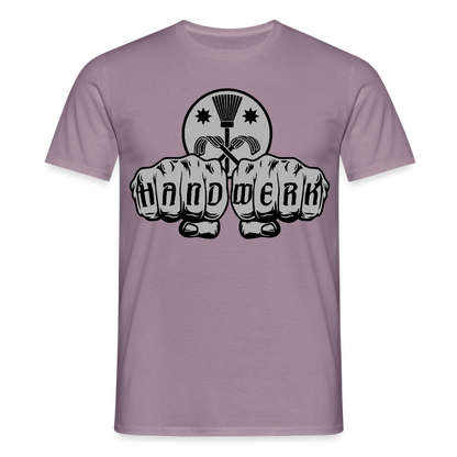 Unisex T-Shirt "Schornsteinfeger" Lilagrau Männer T-Shirt