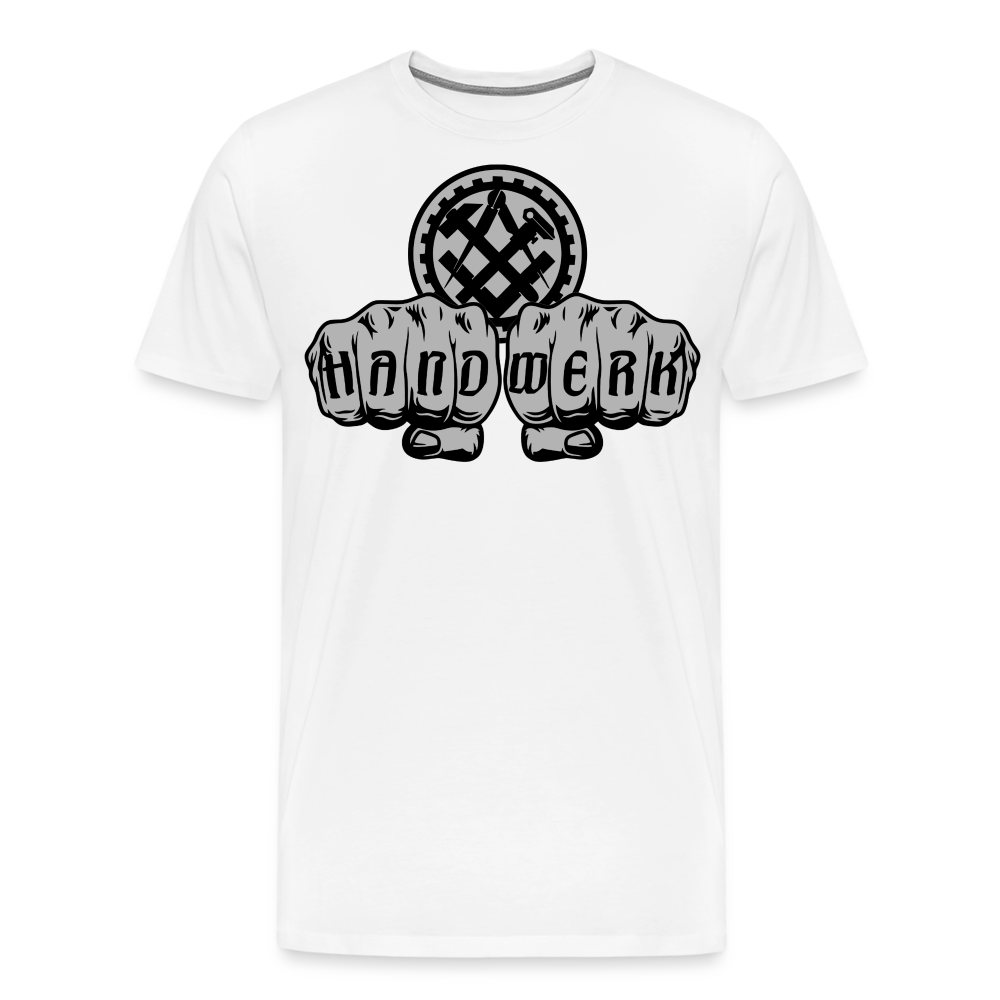 Männer Premium T-Shirt "Mechaniker" - Weiß