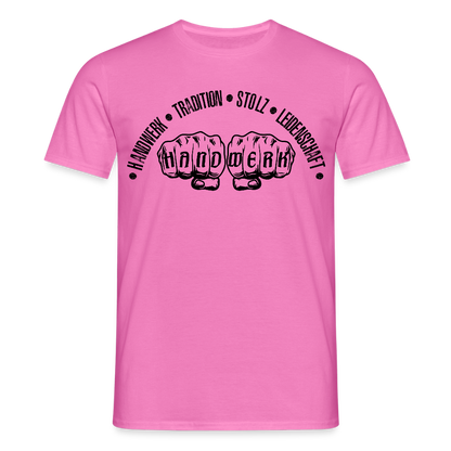 Unisex T-Shirt "Tradition/Stolz/Leidenschaft" Pink Männer T-Shirt