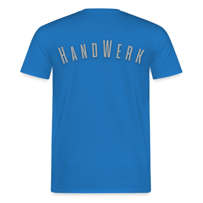 Unisex T-Shirt "Handwerk" Royalblau Männer T-Shirt