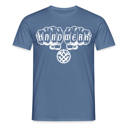 Unisex T-Shirt "Mechaniker" Taubenblau Männer T-Shirt
