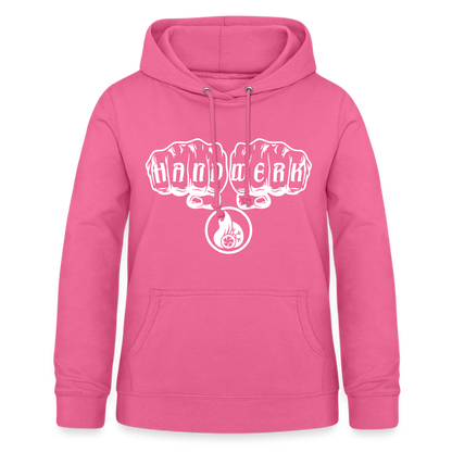 Frauen Hoodie "Klimatechniker" Pink Frauen Hoodie
