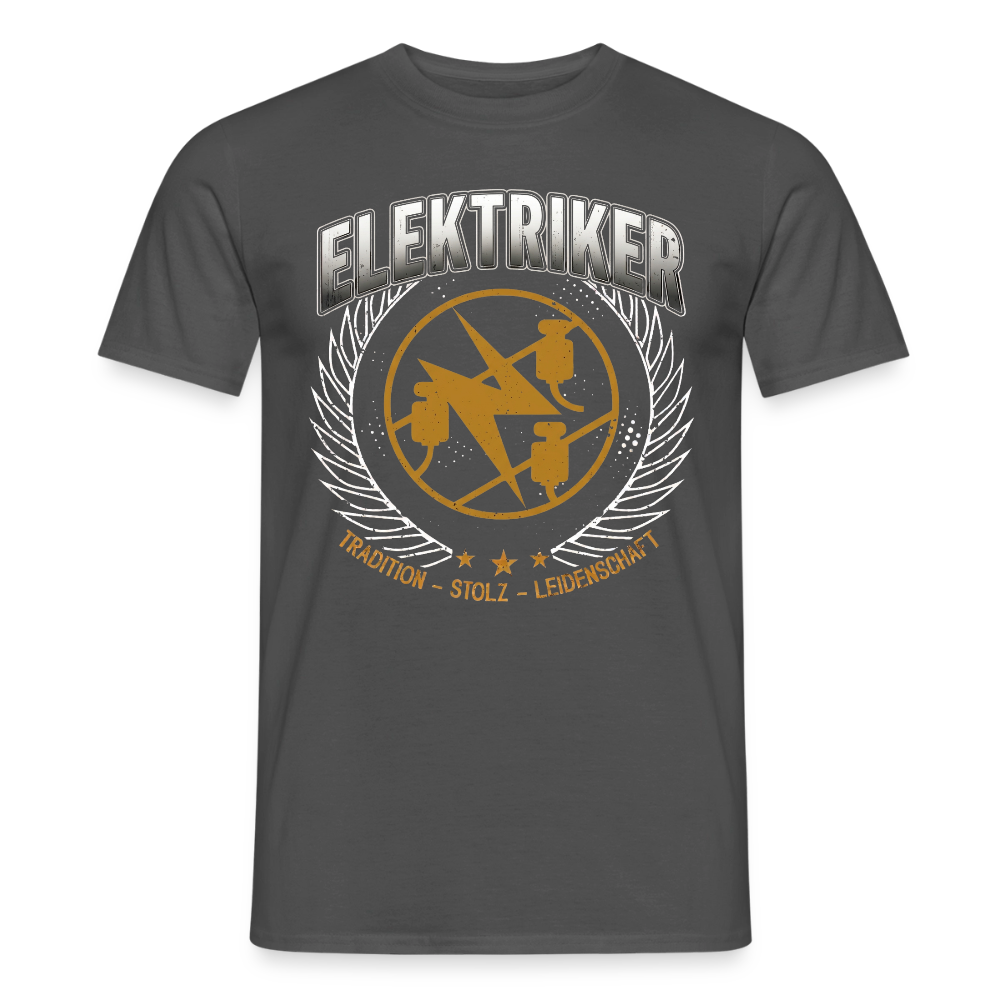 Unisex Elektriker T-Shirt von Spreadconnect, traditionelles Design, bequemes Männer T-Shirt aus weichem Stoff, alltagstauglich.