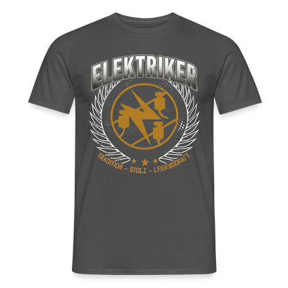 Unisex Elektriker T-Shirt von Spreadconnect, traditionelles Design, bequemes Männer T-Shirt aus weichem Stoff, alltagstauglich.