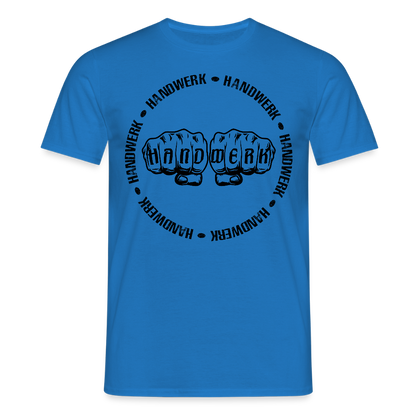 Unisex T-Shirt "Handwerk-Handwerk" Royalblau Männer T-Shirt