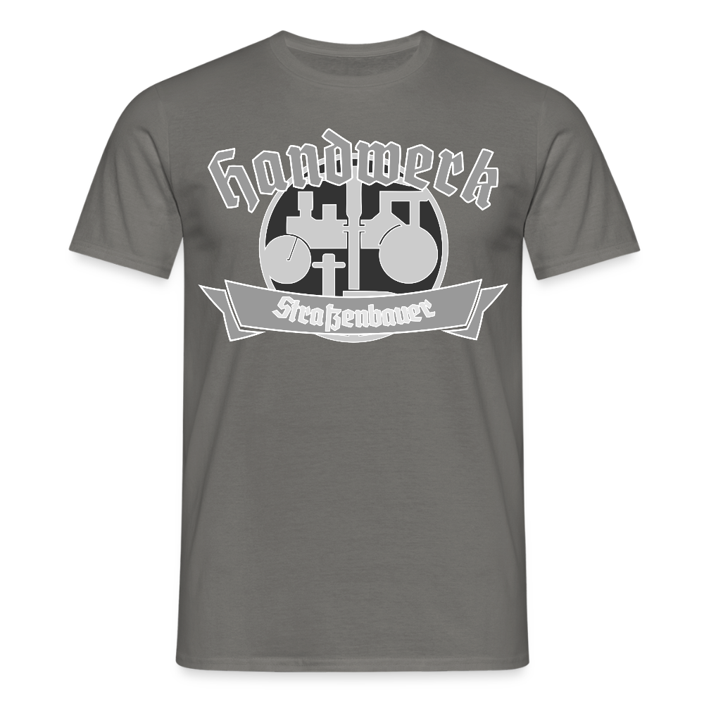 Unisex T-Shirt "Strassenbauer" Graphit Männer T-Shirt