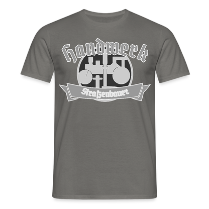 Unisex T-Shirt "Strassenbauer" Graphit Männer T-Shirt