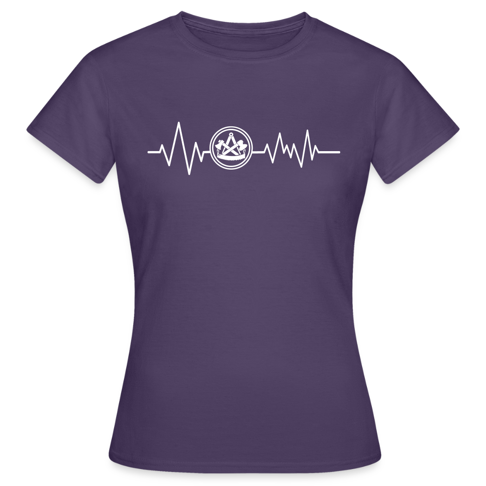 Frauen T-Shirt "Zimmermann" Dunkellila Frauen T-Shirt