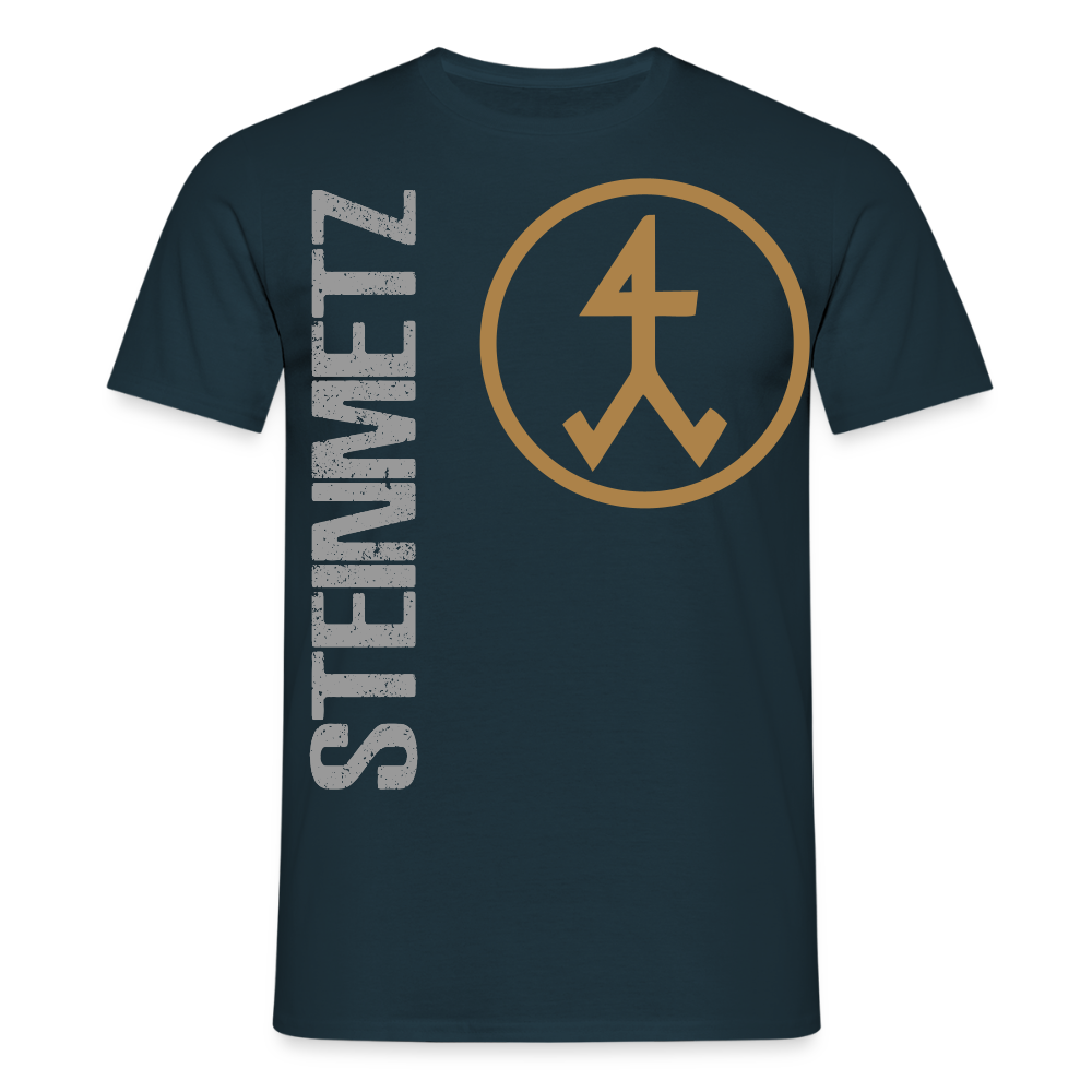 Unisex T-Shirt "Steinmetz" Navy Männer T-Shirt