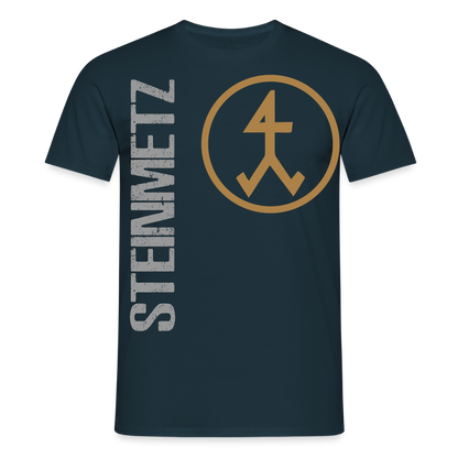 Unisex T-Shirt "Steinmetz" Navy Männer T-Shirt