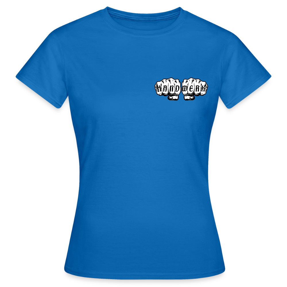 Frauen T-Shirt "Drechsler" (beidseitig bedruckt) - Royalblau