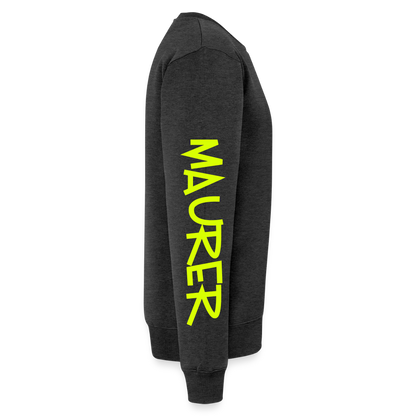 Unisex Premium Pullover "Maurer" neongelb Männer Premium Pullover