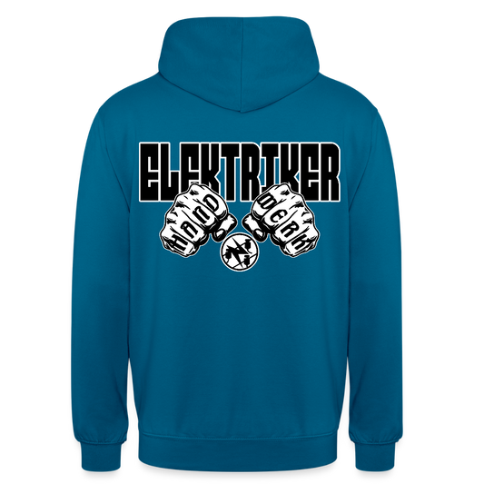 Unisex Hoodie "Elektriker" Tiefseeblau Unisex Hoodie